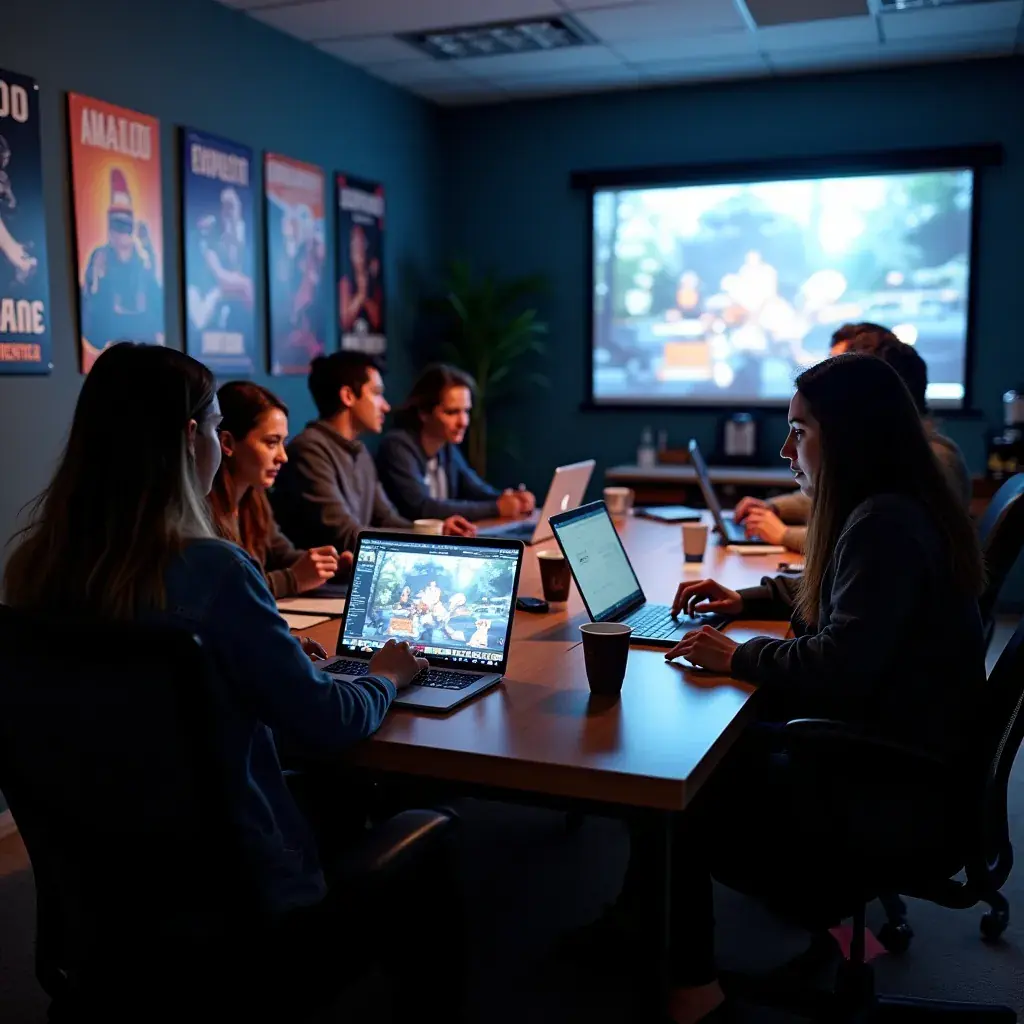 Modern creative workspace